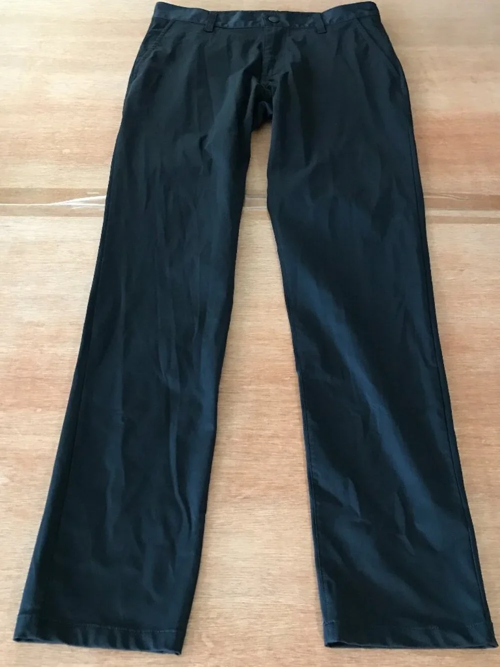 Rhone Commuter Slim Pants Men 30x30 Black Mid Rise Pockets Stretch Athleisure